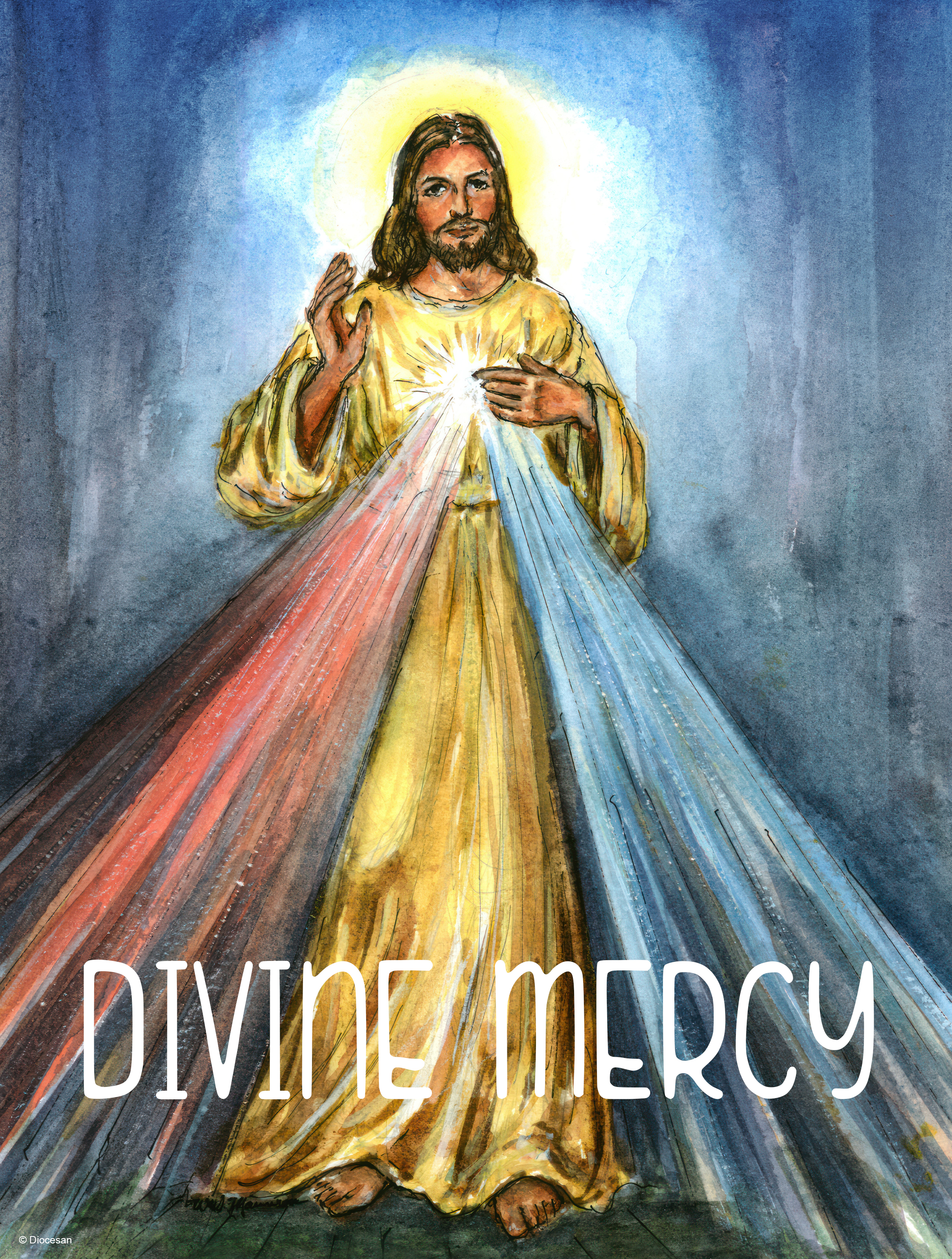Divine Mercy - Blessed are the Merciful - Banner - Image 2