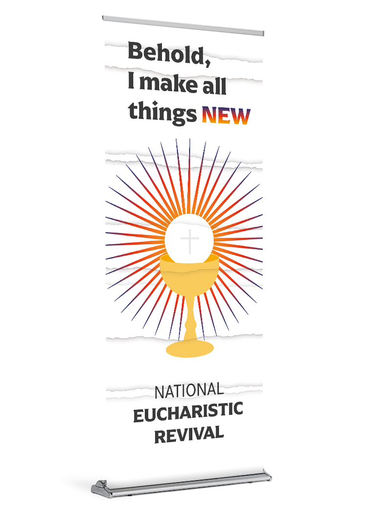 Behold <Br>National Eucharistic Revival <br>Banner