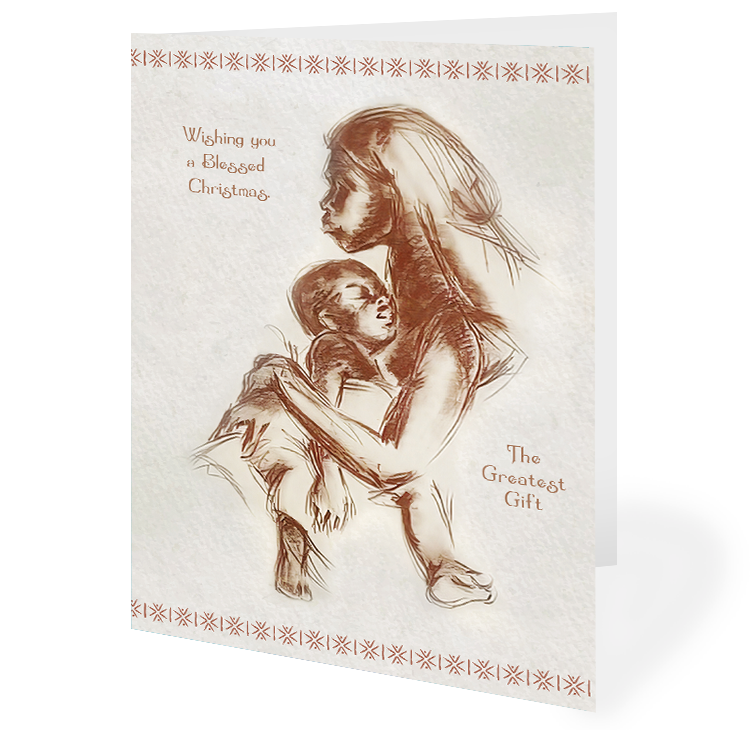 The Greatest Gift - Sketch - Card