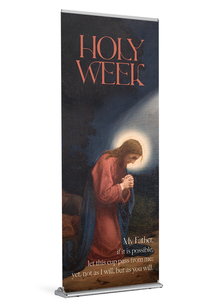 Holy Week Garden of Gethsemane Custom Banner