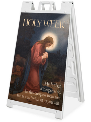 Holy Week - Garden of Gethsemane - A-Frame