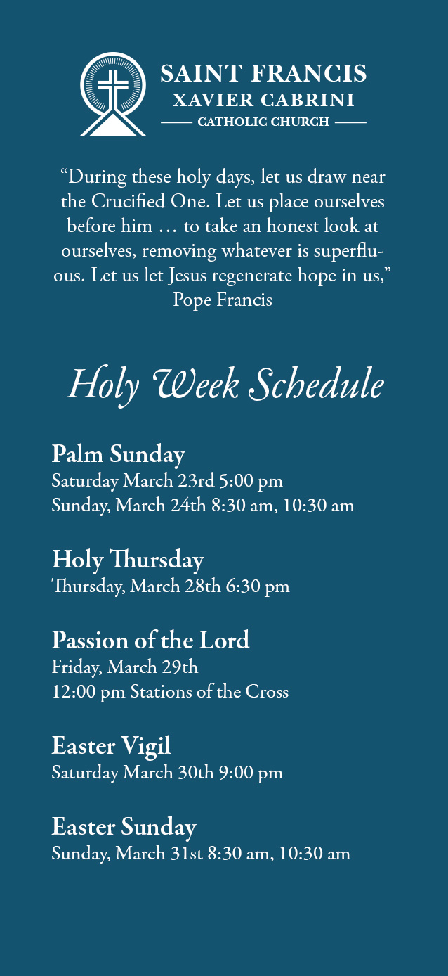 Mary on the Path to Calvary - Lenten Pew Card - Image 2