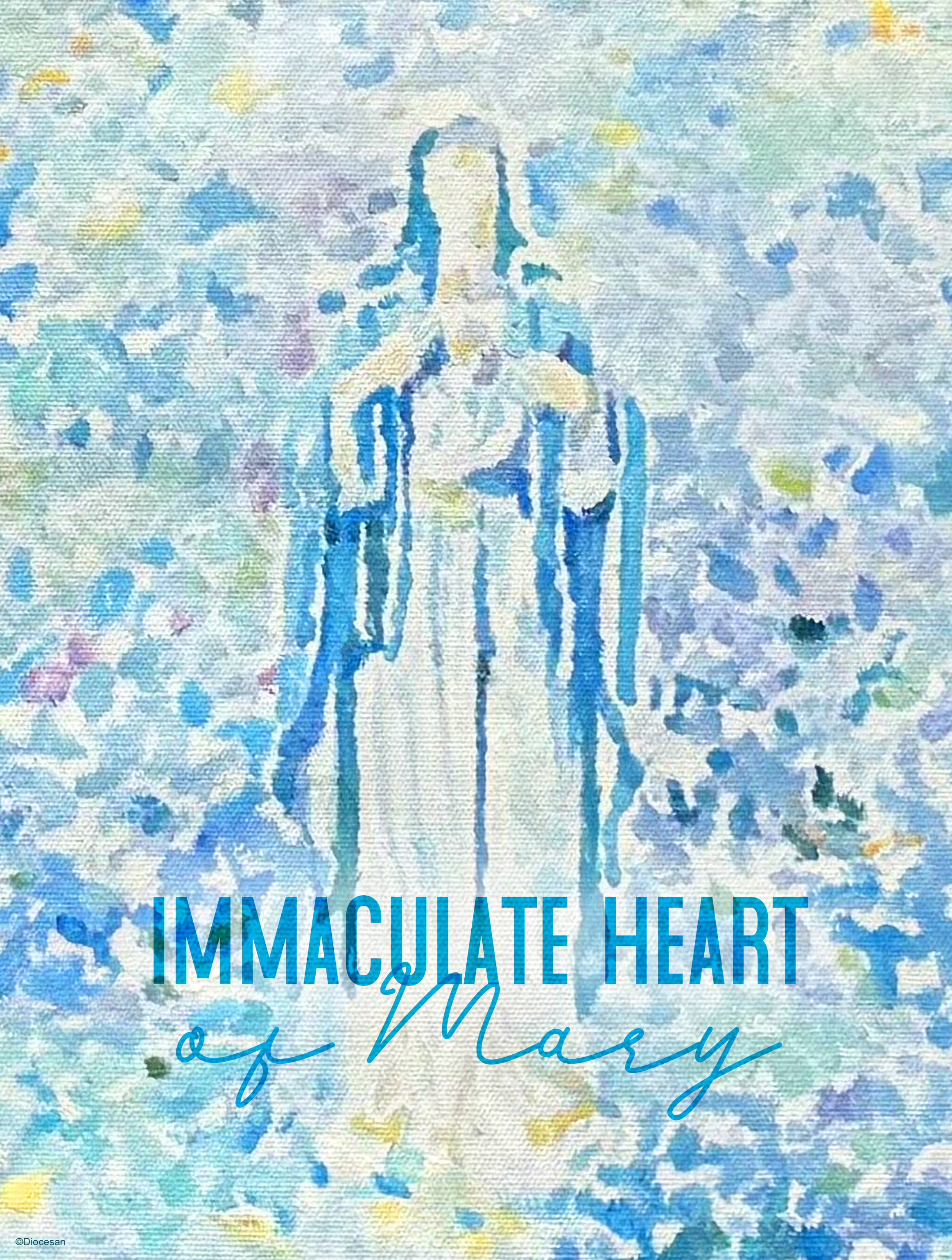 Immaculate Heart of Mary<br> Art by June Jameson<br>Banner - Image 2