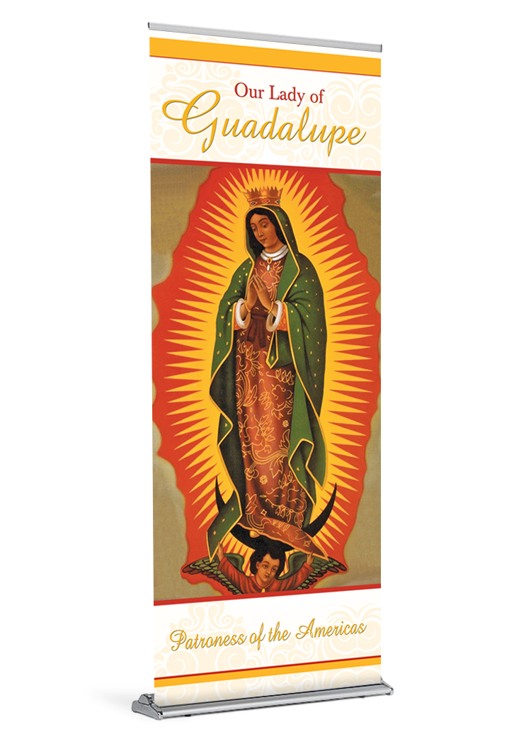 Our Lady of Guadalupe – Banner B - Gold