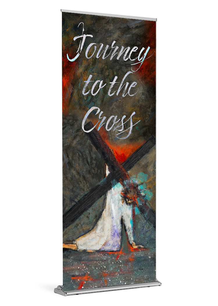 "Journey to the Cross" Holy Week<br>Banner by Featured Artist <br>Jen Norton