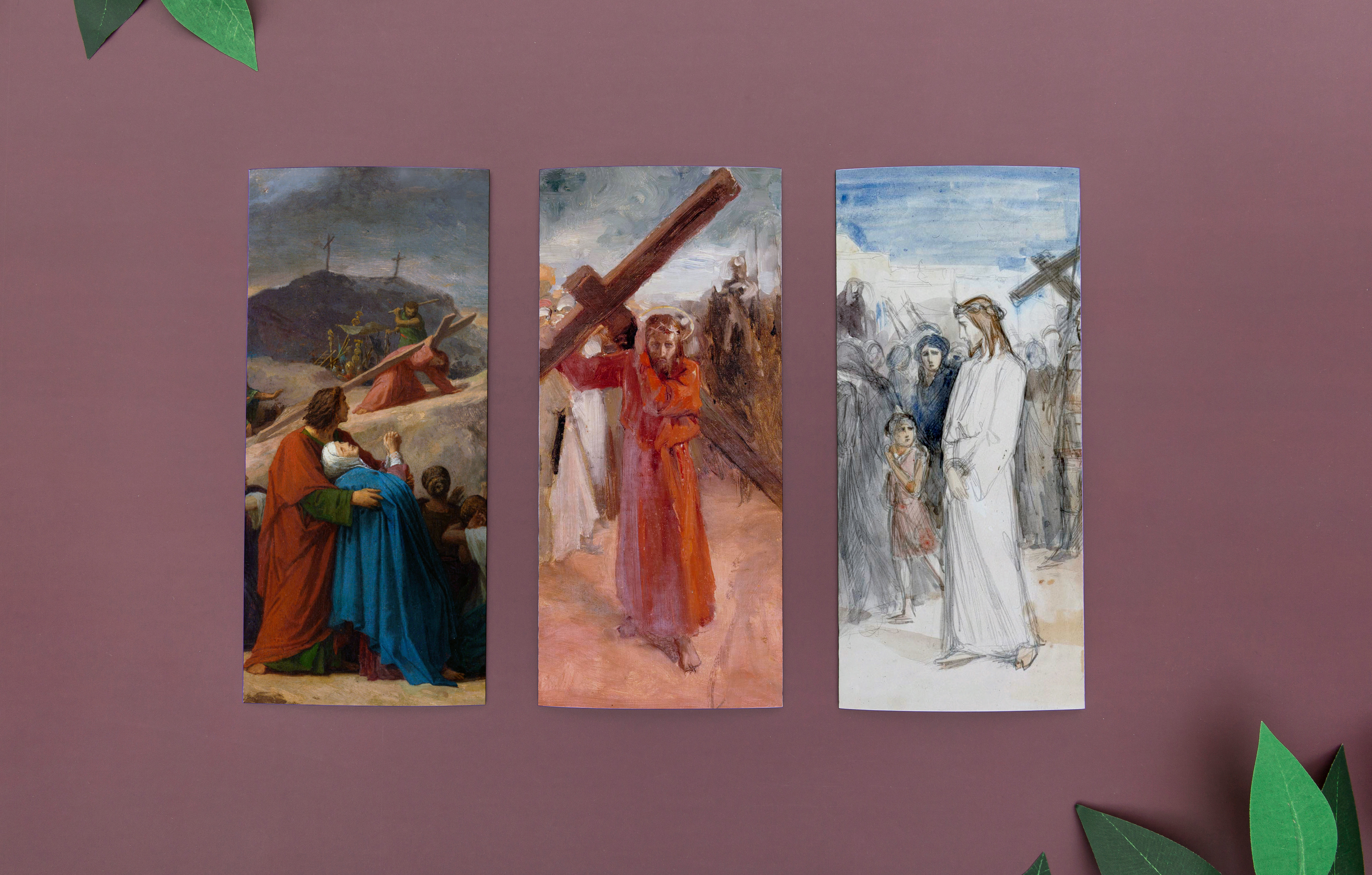 Christ Carries the Cross - Lenten Pew Card - Image 4