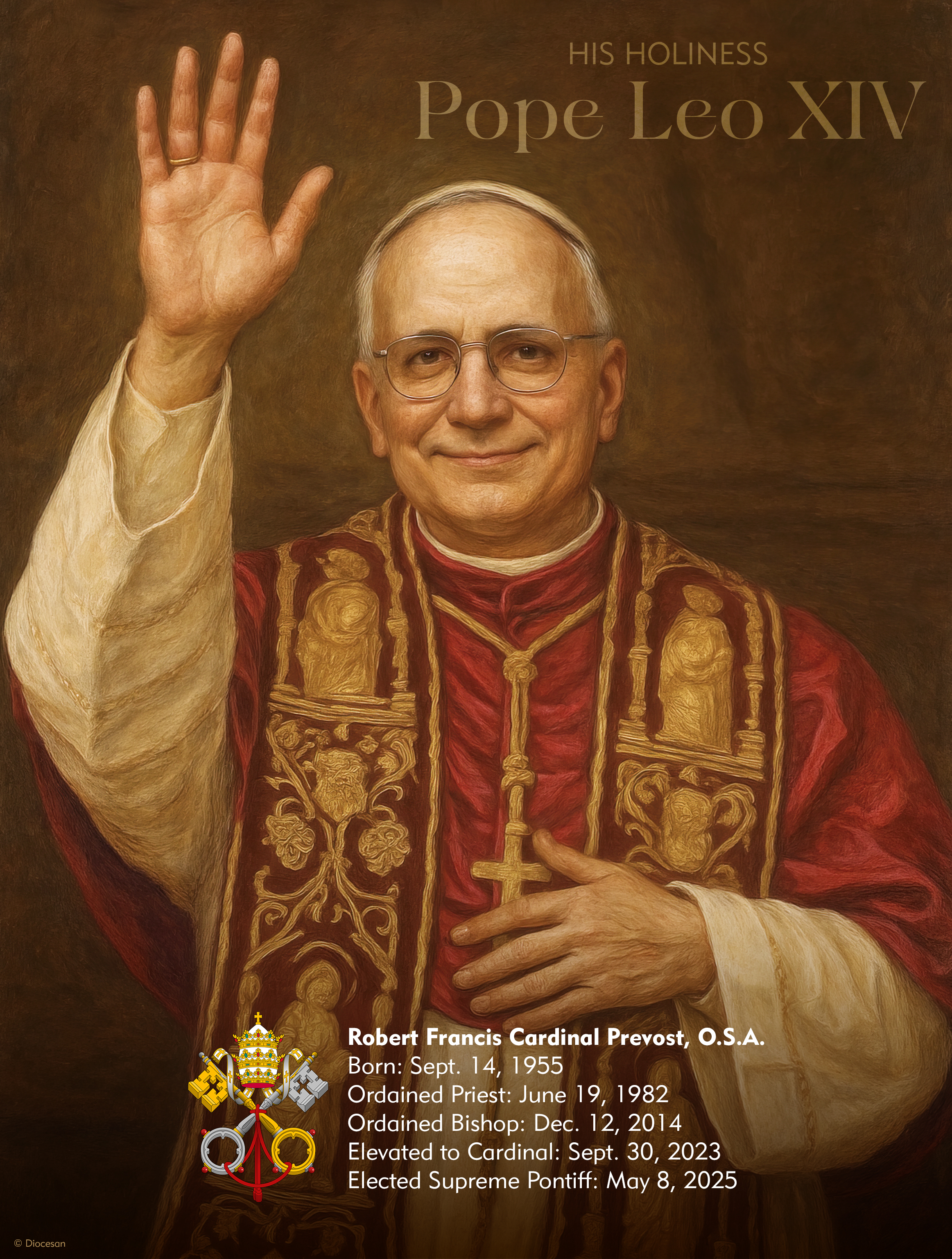 Pope Leo XIV Painting - Banner - Image 2