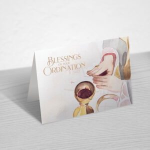 Priesthood Ordination - Blessing Greeting Card