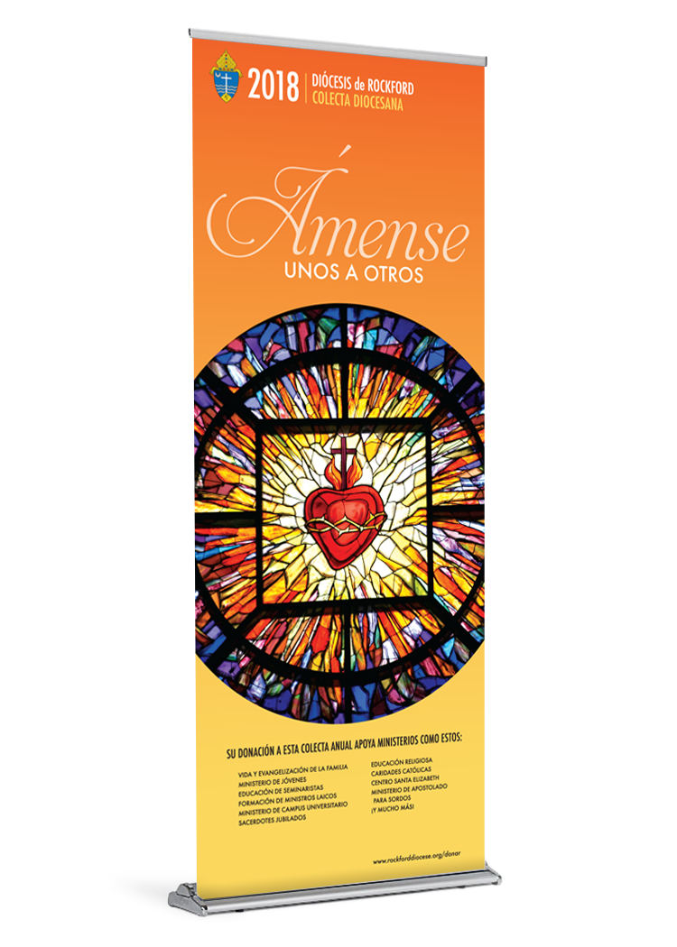 Diocese of Rockford - Diocesan Appeal 2018 Banner - Image 2