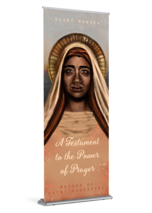 St. Monica <br>Banner by Featured Artist <br>The Living Heart Co