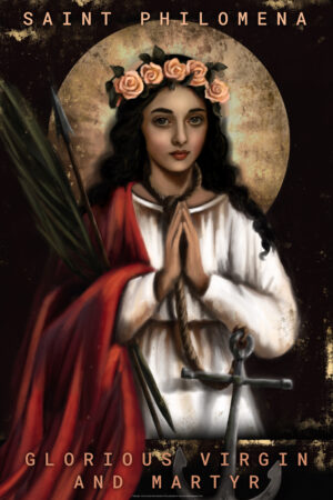 St. Philomena - by Featured Artist The Living Heart Company - Poster
