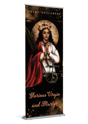 St. Philomena <br>Banner by Featured Artist <br>The Living Heart Co