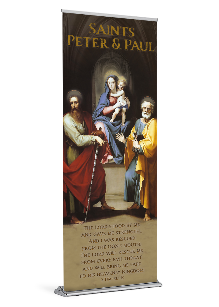 The Lord Stood By Me <br>Saints Peter and Paul <br>Banner