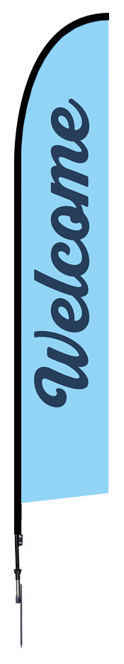 Welcome Back Flag