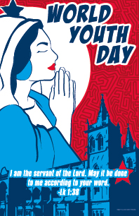 World Youth Day Servant Stickers