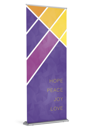 Abstract Candles <br>Advent Banner