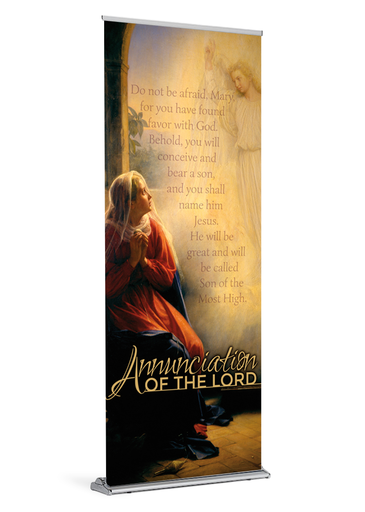 Do not be afraid <br>Annunciation of the Lord <br>Banner
