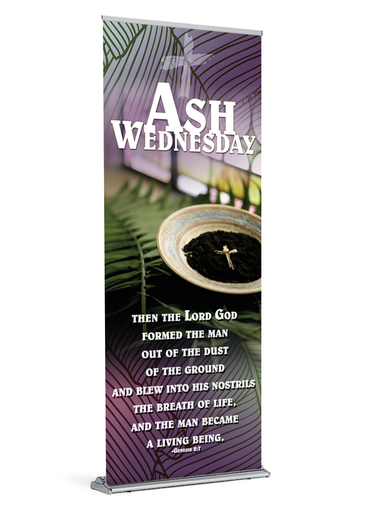 Out of the Dust <Br>Ash Wednesday Banner