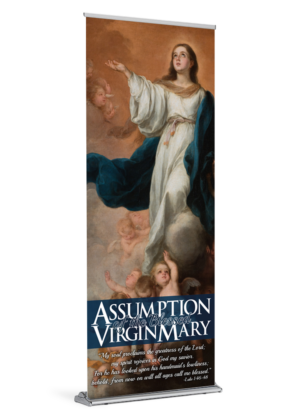 Full of Grace <br>Assumption of Mary <br>Banner