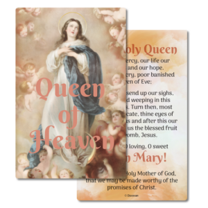 Queen of Heaven Prayer Card