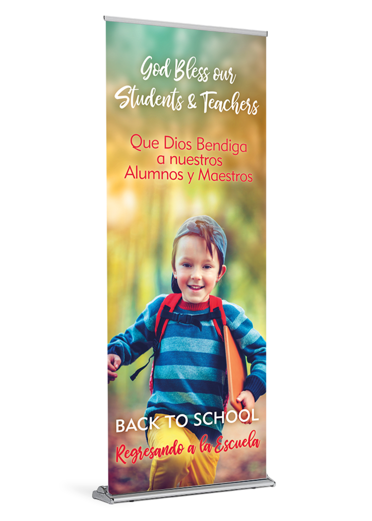 Bless Our Students and Teachers <br>Back to School Banner - Image 2
