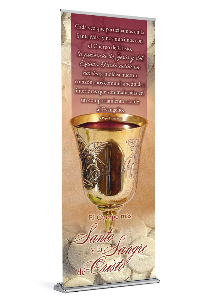 The Presence of Jesus<br> Corpus Christi Banner - Image 2