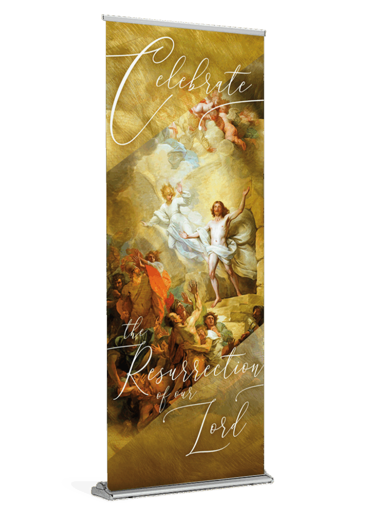 Resurrection Program Banner Celebrate the Resurrection Banner – Diocesan
