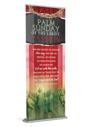 Palm Passion Sunday Banner