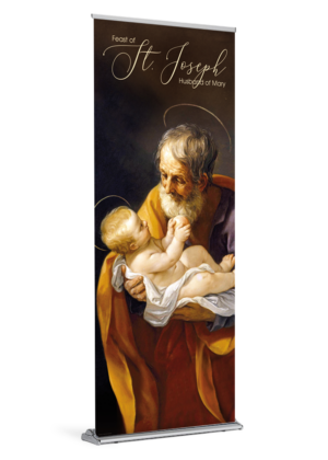 Joseph and the Child Jesus <br> St. Joseph <br>Banner