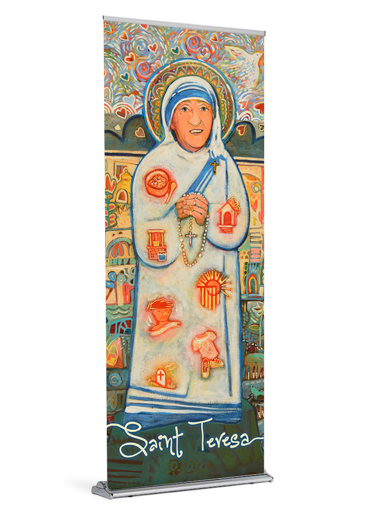 Saint Teresa <br>Banner by Featured Artist <br>Jen Norton