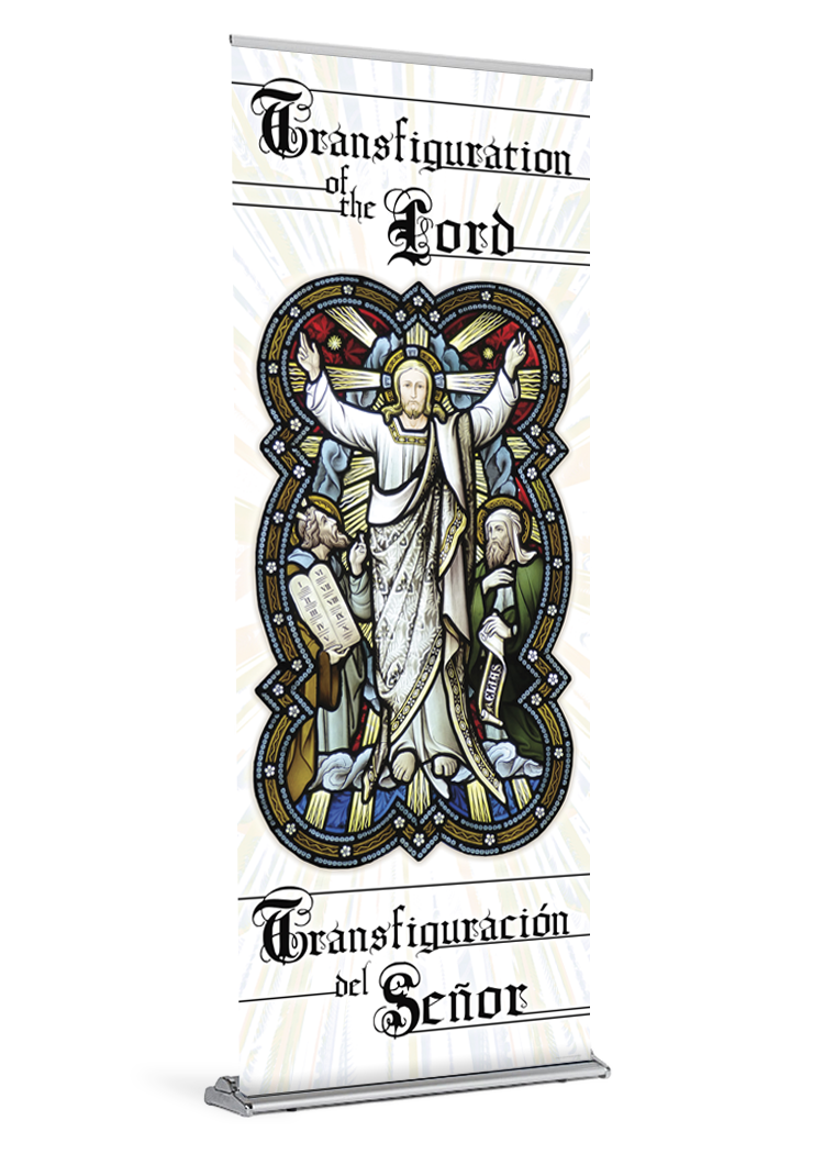 Classic Stained Glass <br>Transfiguration Banner