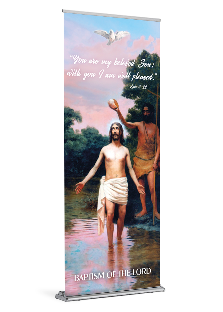 My Beloved Son <br>Baptism of the Lord Banner