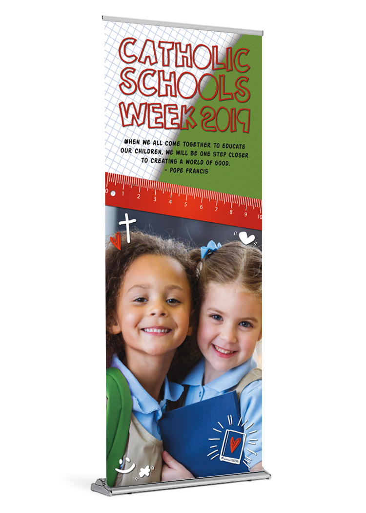 Catholic Schools Week Glee Banner