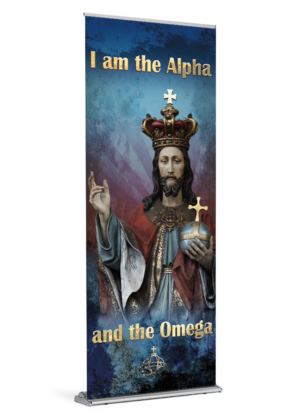 The Alpha & The Omega <br>Christ the King <br>Banner