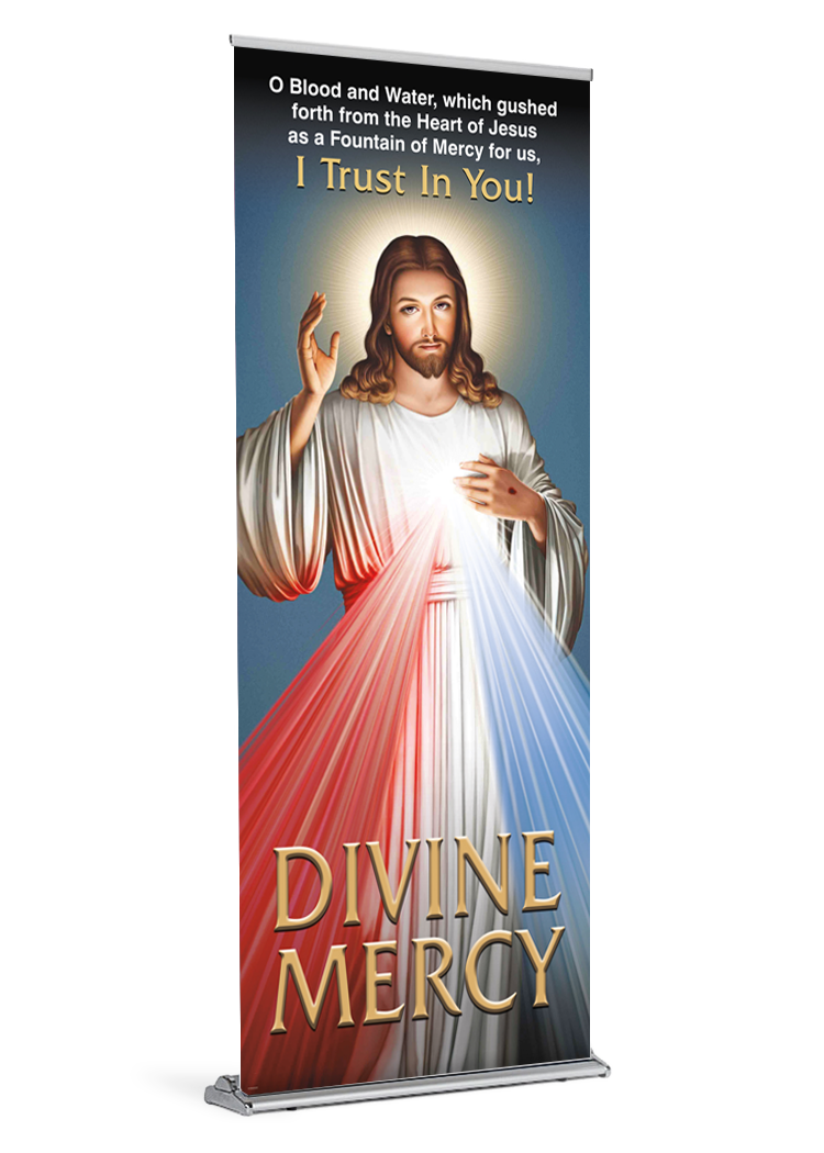 Divine Mercy I Trust in You Banner