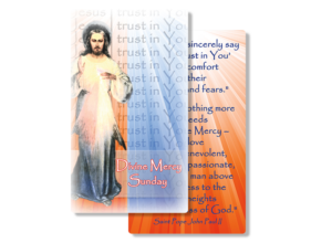 Divine Mercy Prayer Card A