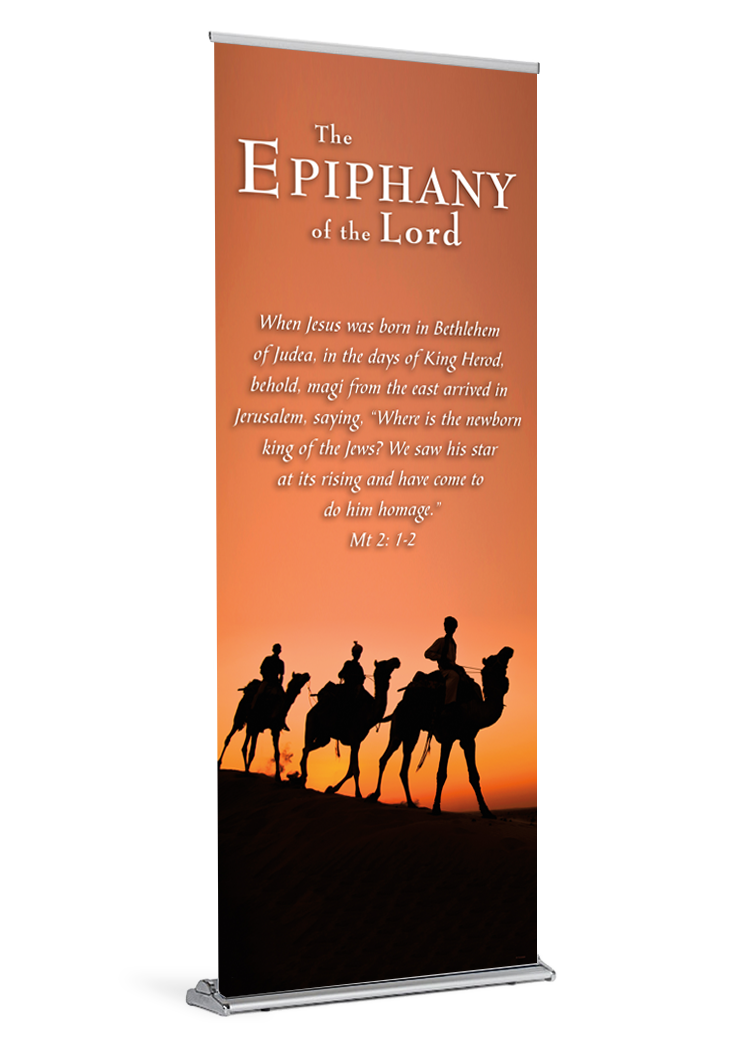 Epiphany Orange Banner