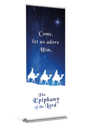 Epiphany Blue Banner