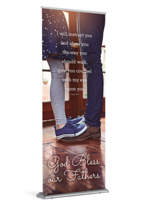 God Bless Our Fathers <br>Father's Day Banner