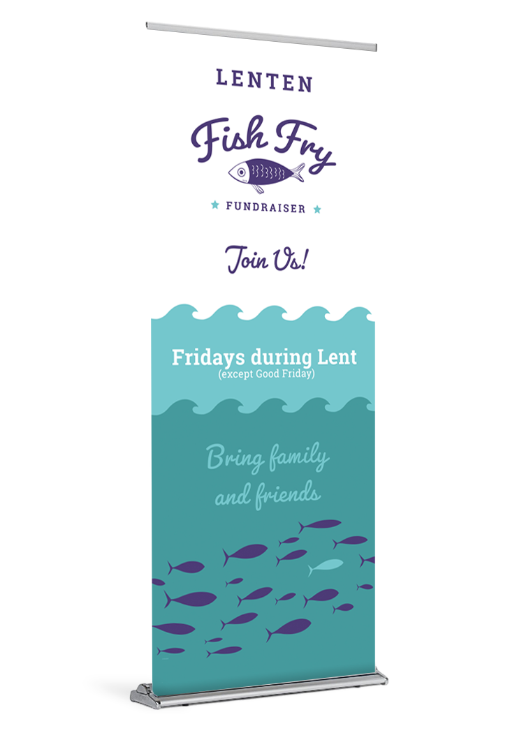 Feed The Multitudes <br>Fish Fry Banner