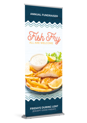 Waves <br>Fish Fry Banner