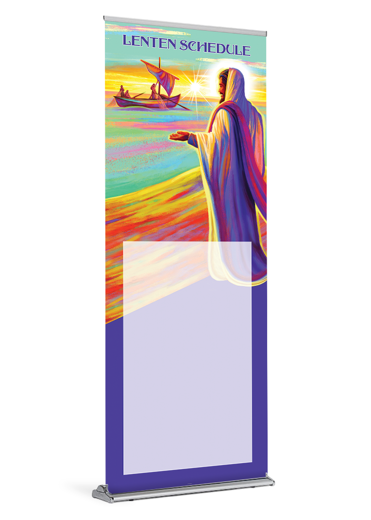 Colorful Fishermen<br>Fish Fry Banner