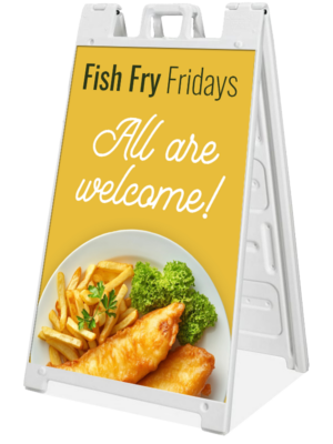 Yellow Fish Fry - A-Frame