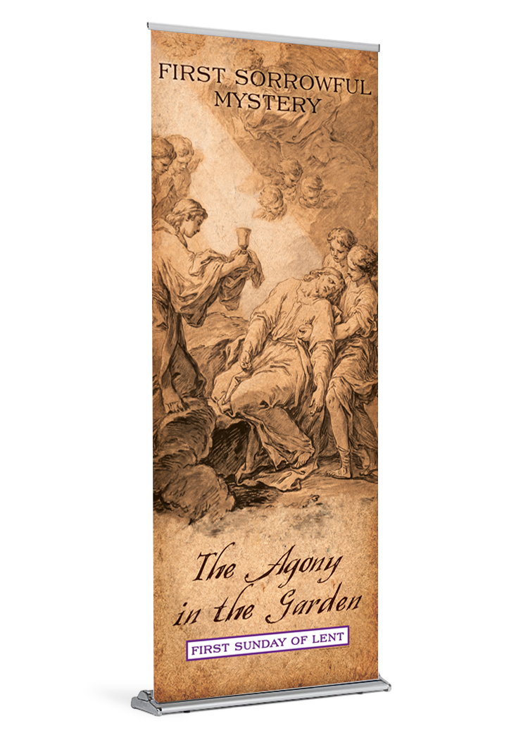 1st Sorrowful Mystery Banner