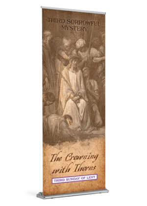 3rd Sorrowful Mystery Banner