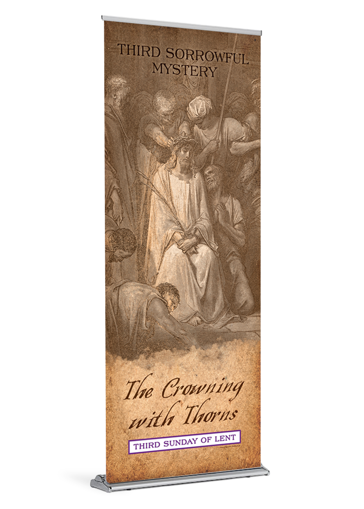 3rd Sorrowful Mystery Banner
