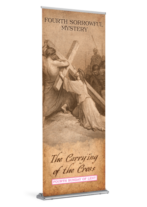 4th Sorrowful Mystery Banner