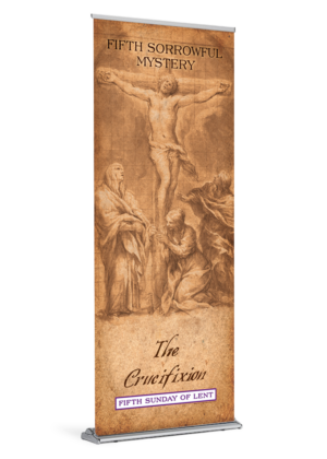 5th Sorrowful Mystery Banner