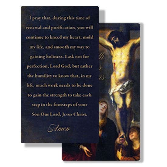 Beneath the Cross Prayer Card - Image 2