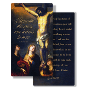 Beneath the Cross Prayer Card